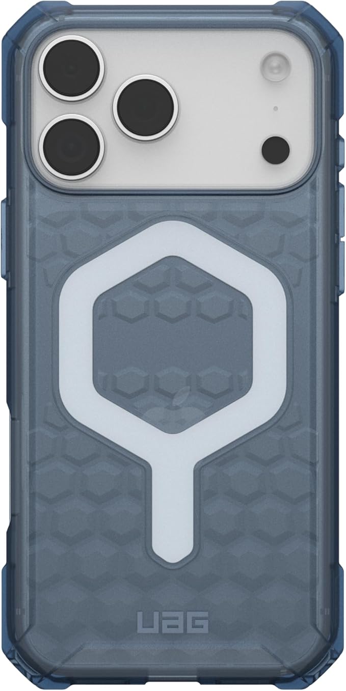 URBAN ARMOR GEAR UAG Designed for iPhone 17 Pro Max Case Essential Armor - Compatible with MagSafe Translucent Military Grade Protective Cover, Cloud Blue