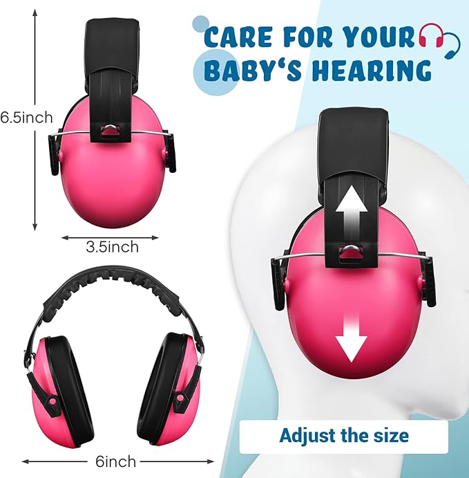 Yunsailing 9 Pack Kids Ear Protection Earmuffs 29db Noise Canceling Adjustable Ear Muffs Noise Reduction Headphones Protection Sound Proof Earmuffs for Toddler Baby Shooting Football Concerts