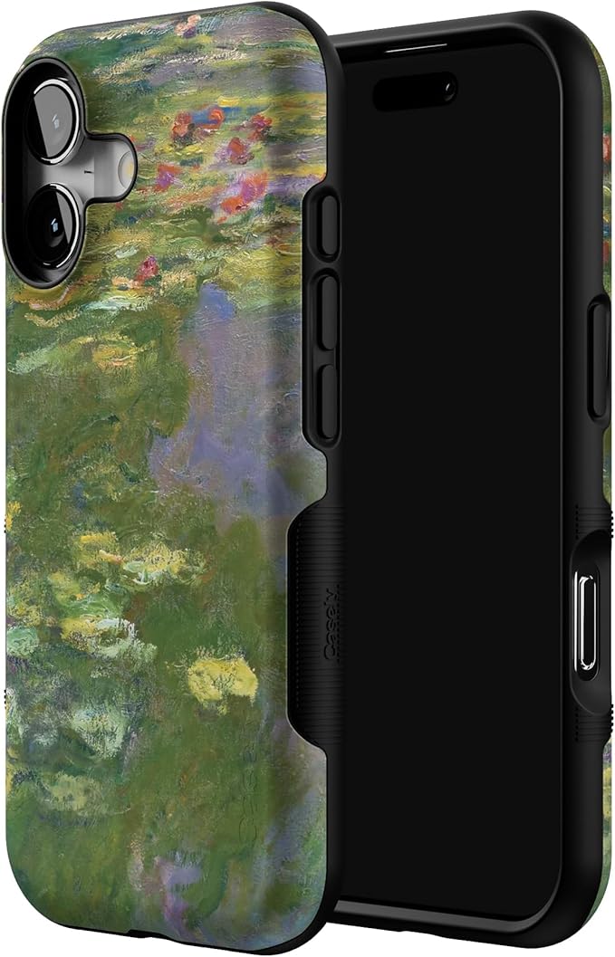 Casely iPhone 17 Case | Monet's Water Lilies | The Met Museum | Bold Protective Design | Compatible with MagSafe