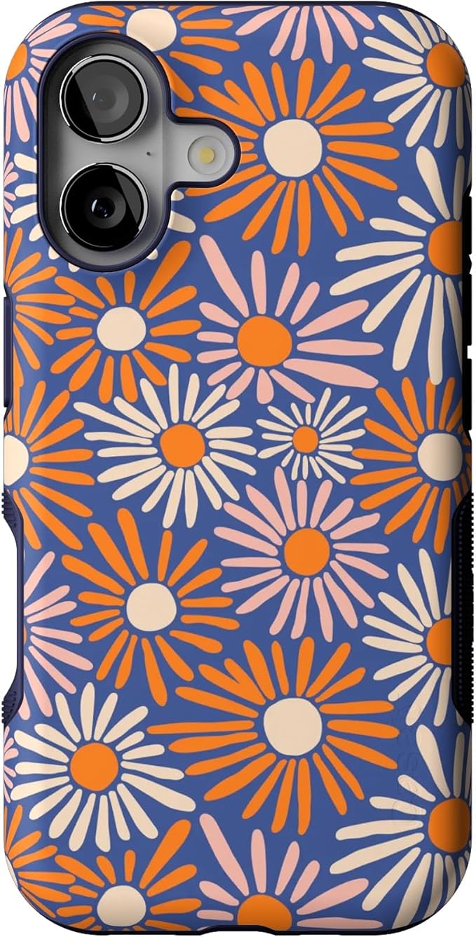 Casely iPhone 17 Case | Spring Forward | Daisy Floral | Bold Protective Design | Compatible with MagSafe
