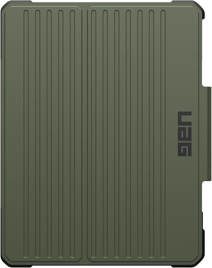 URBAN ARMOR GEAR UAG Designed for iPad Air 13" Case (1st/2nd Gen 2024-2025) M3 A3268 A3269 - Rugged Multi-Angle Viewing Folio Protective Cover w/Pencil Holder & Adjustable Stand, Metropolis SE Olive