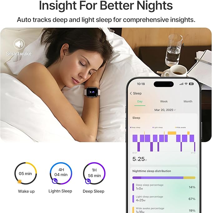 Smart Watch for Women(Answer/Make Call), 2025 New Smartwatch 1.83" HD Fitness Watch with GPS Built-in, 100+ Sport Modes, Heart Rate SpO2 Sleep Monitor, IP68 Waterproof Activity Tracker for Android iOS
