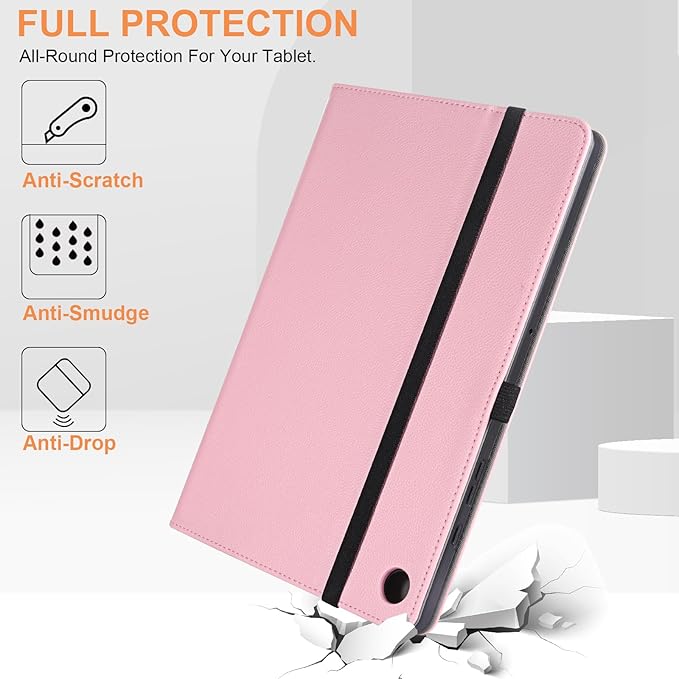for Samsung Galaxy Tab A9 Plus Case Multiangle Stand for Samsung Tab A9 Plus Tablet Case 11 Inch SM-X210/SM-X216/SM-X218,Pink