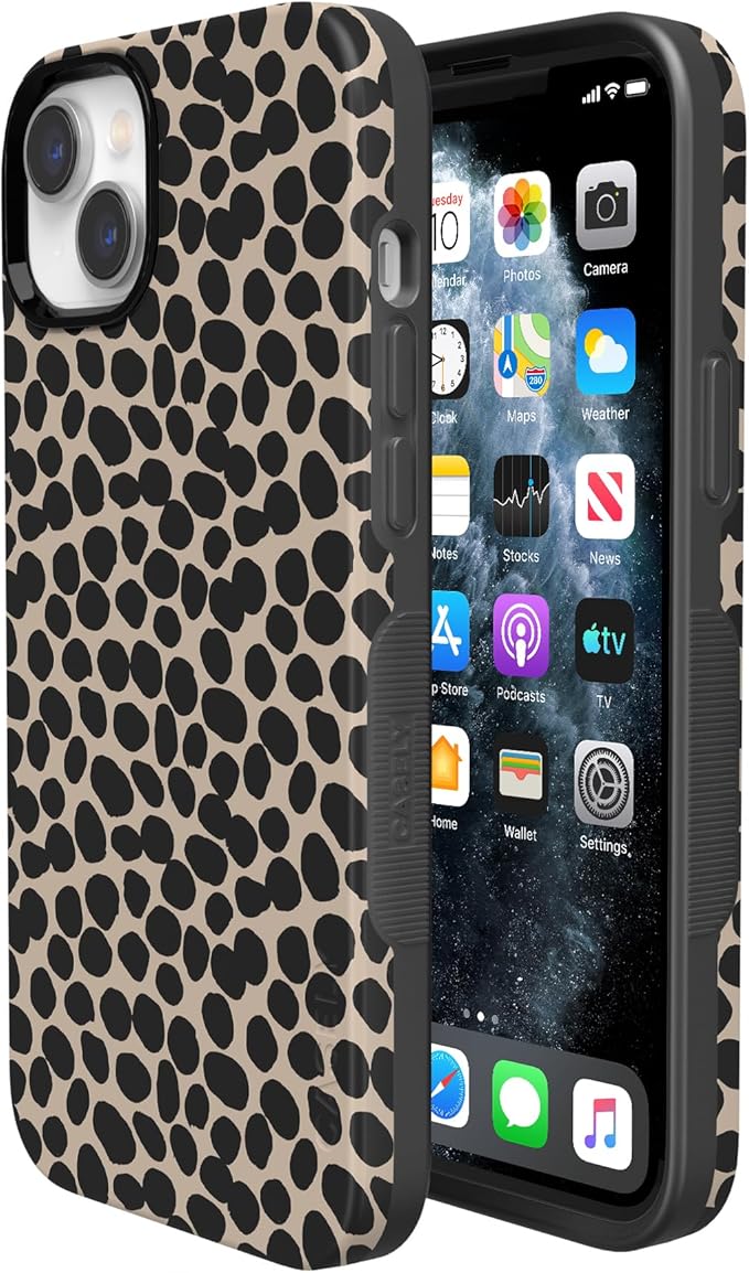 Casely iPhone 14 Case | Lost in Spots | Cheetah Print | Compatible with MagSafe | Bold Protective Design
