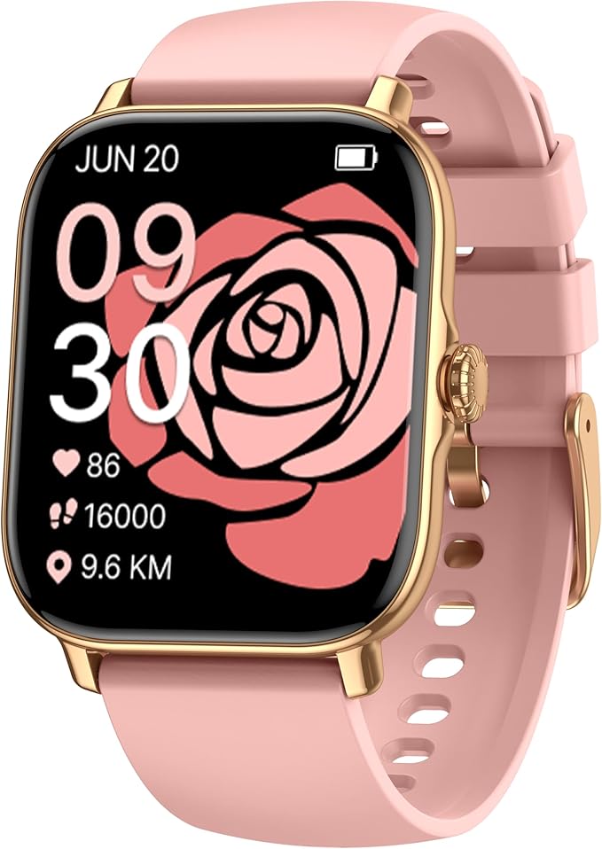 Smart Watch for Women Men, Bluetooth Call, 1.91'' HD Full Touchscreen Fitness Step Tracker Watch for Android iPhone Compatible, IP68 Waterproof Smartwatch With Sleep Monitor/Activity Tracker/Pedometer