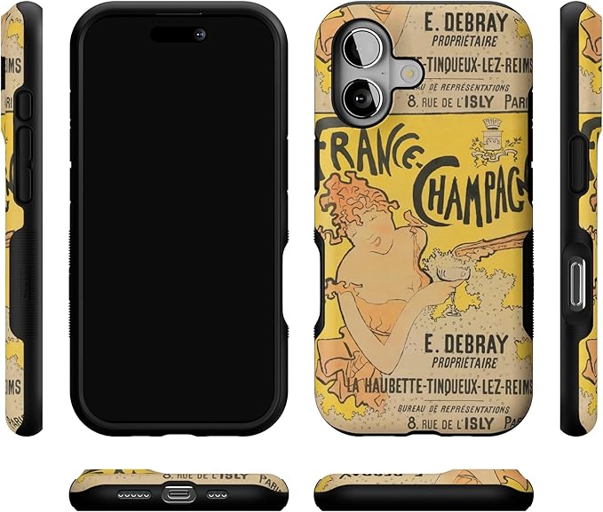 Casely iPhone 17 Case | Van Gogh | French Bubbly | Bold Protective Design | Compatible with MagSafe