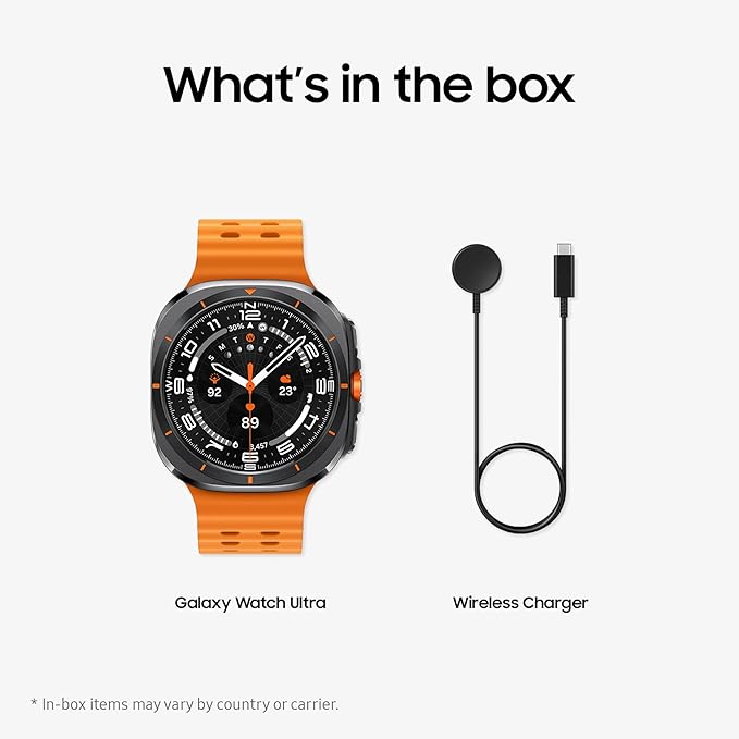 Samsung Galaxy Watch Ultra (2025) 47mm LTE Smartwatch, Titanium Casing, Advanced Sleep Coaching, Running Coach, Energy Score, Heart Rate Tracking, GPS, Titanium Gray [US Version, 2 Yr Warranty]