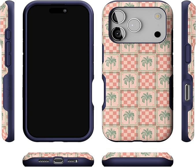 Casely iPhone 17 Pro Case | The Social Club | Palm Beach | Bold Protective Design | Compatible with MagSafe