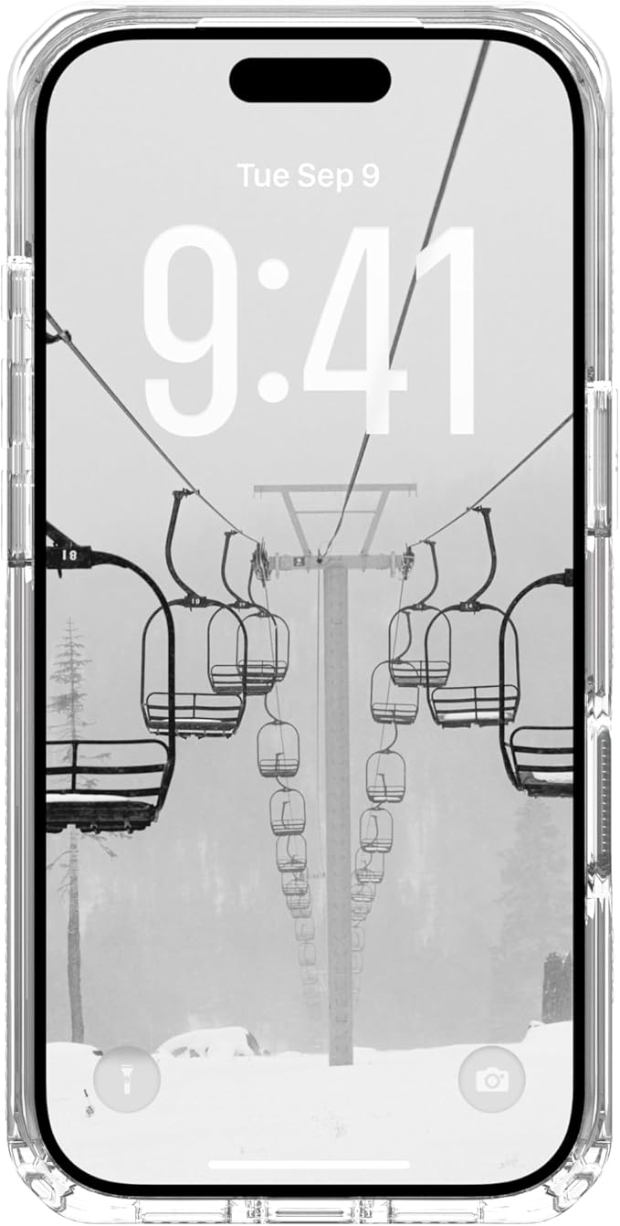 URBAN ARMOR GEAR UAG Designed for iPhone 17 Pro Case Plyo - Compatible with MagSafe Transparent Military Grade Protective Cover, Ice/Rose Gold