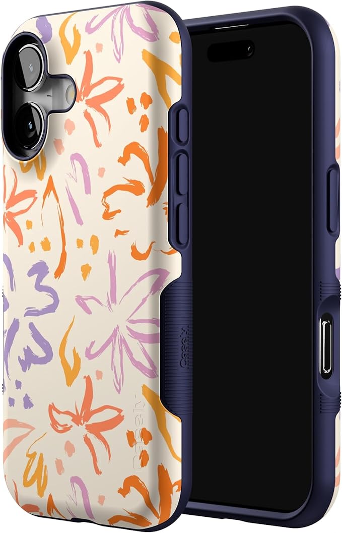 Casely iPhone 17 Case | Hibiscus Blooms | Hawaiian Floral | Bold Protective Design | Compatible with MagSafe