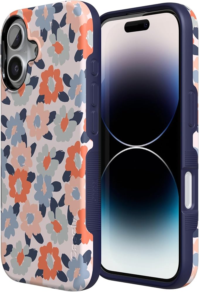 Casely iPhone 17 Case | Field of Flowers | Pastel Floral | Compatible with MagSafe | Bold Protective Design