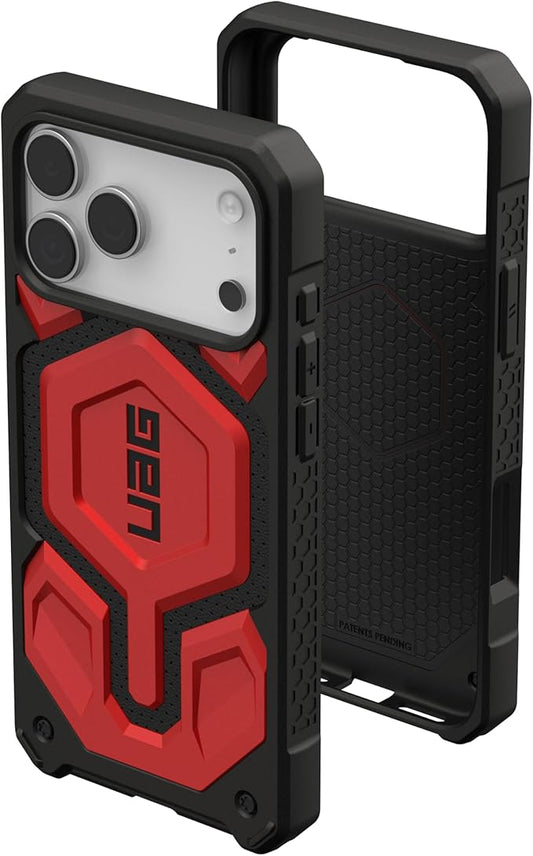 URBAN ARMOR GEAR UAG Designed for iPhone 17 Pro Max Case Monarch Pro - Compatible with MagSafe Military Grade Protective Cover, Crimson