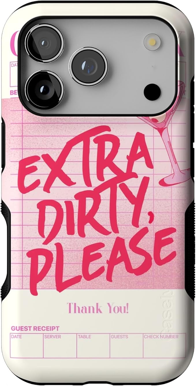 Casely iPhone 17 Pro Case | Extra Dirty Please | Fun on Weekdays | Bold Protective Design | Compatible with MagSafe