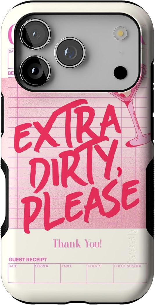 Casely iPhone 17 Pro Case | Extra Dirty Please | Fun on Weekdays | Bold Protective Design | Compatible with MagSafe