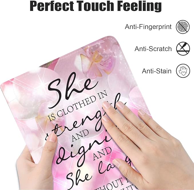 Case for Samsung Galaxy Tab A7 10.4 inch 2022/2020 (SM-T500/T503/T505/T507/T509), Premium PU Leather Stand Folio Cover with Auto Sleep/Wake, Bible Verses Proverbs 31:25