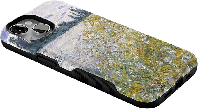 Casely iPhone 14 Case | Monets Summer Landscape | The Met Series | Compatible with MagSafe | Bold Protective Design