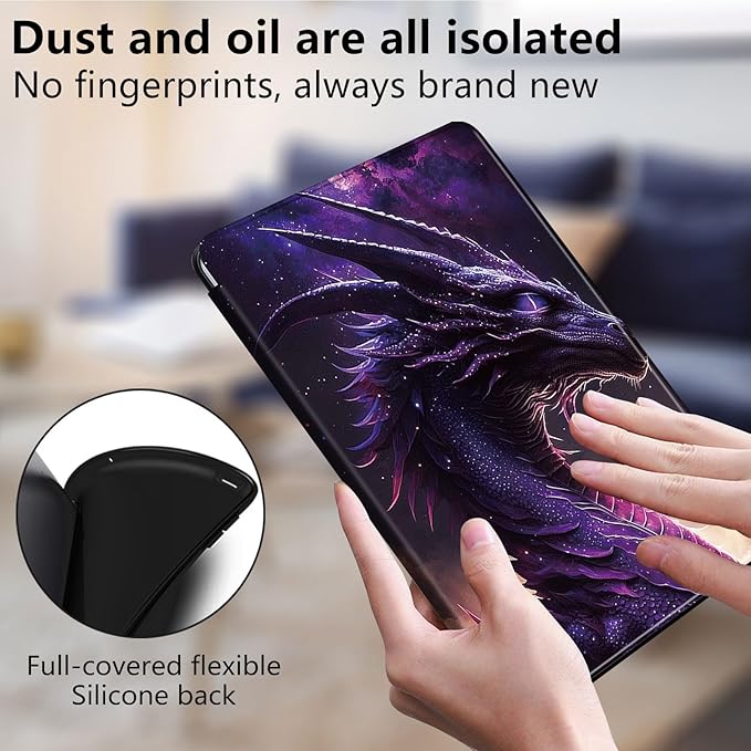 Case for Lenovo Tab M10 Plus 10.3", 360 Degree Rotating Folding Stand,with Auto Sleep/Wake Case for Lenovo Tab M10 Plus (2020 2nd Gen) TB-X606F/TB-X606X 10.3" FHD Tablet,Purple Dragon