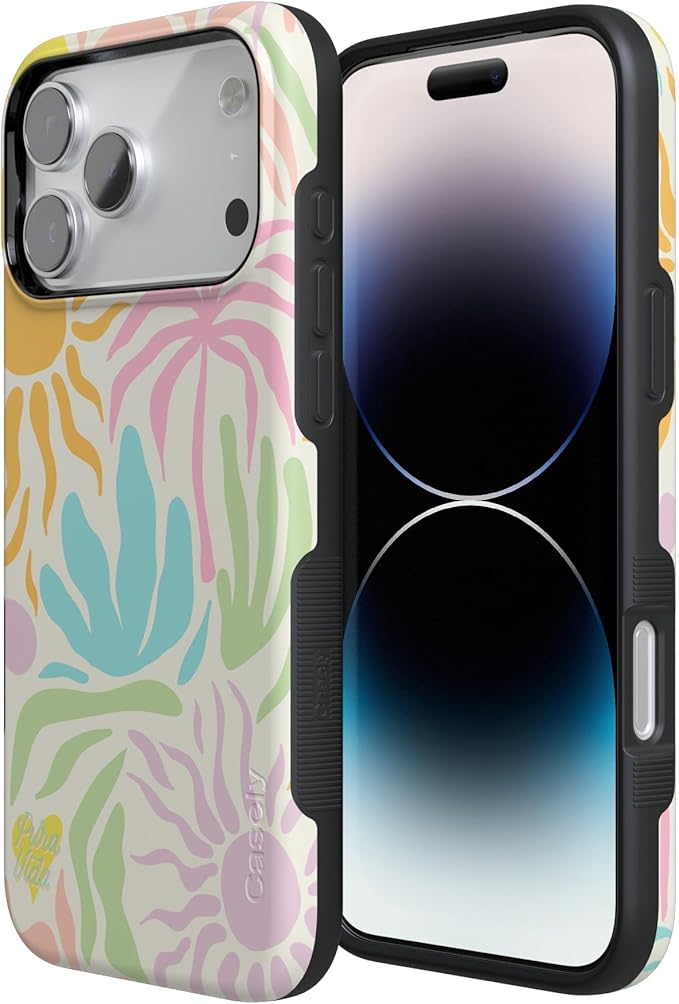 Casely iPhone 17 Pro Case | Oasis | Pura Vida | Compatible with MagSafe | Bold Protective Design
