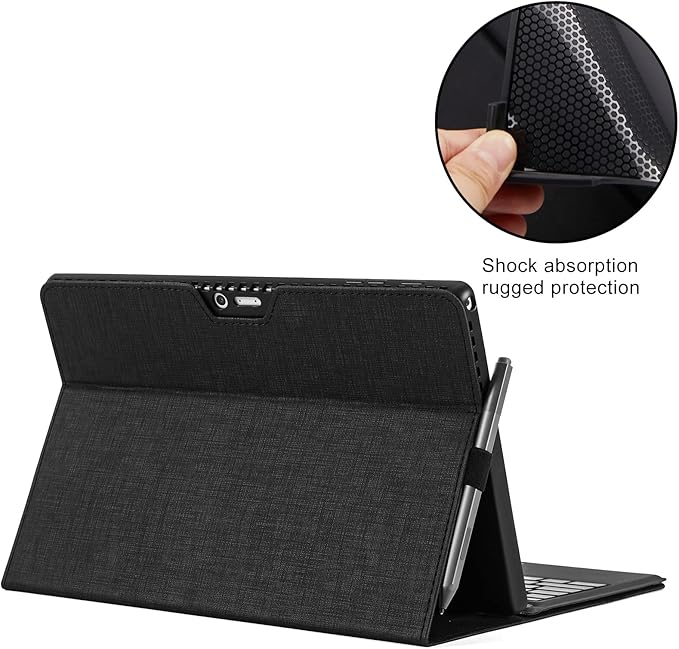 Omnpak Microsoft Surface Pro 7 Case,Protective Case for 12.3 Inch Surface Pro 7 Plus, Surface Pro 7, Surface Pro 6, Pro 5, Pro 4 Compatible with Type Cover Keyboard(Keyboard not Included)