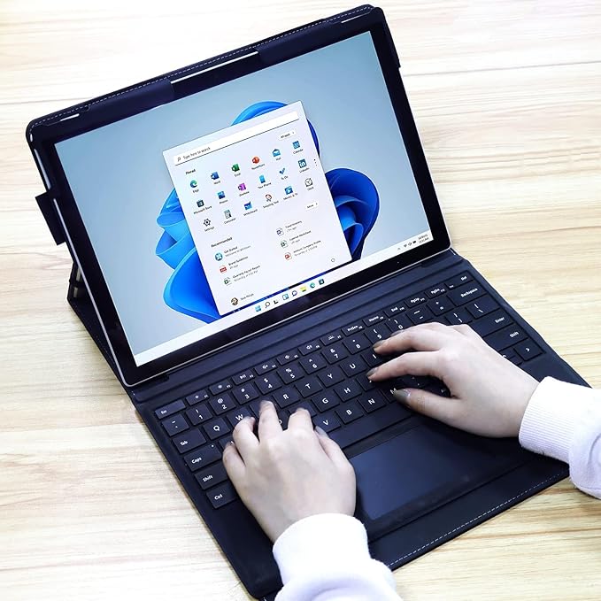CoBak Case for Surface Pro 2024 Copliot PC 11th Edition - for Microsoft 13 Inch Tablet, Fits Keyboard and Kickstand with Multiple Angle