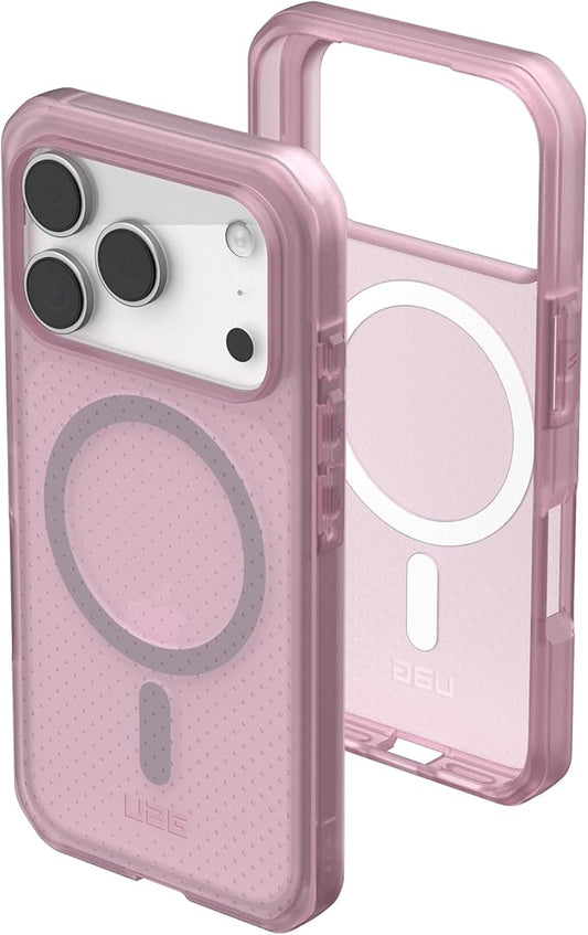 URBAN ARMOR GEAR UAG Designed for iPhone 17 Pro Case Dot - Compatible with MagSafe Translucent Military Grade Protective Cover, Purple