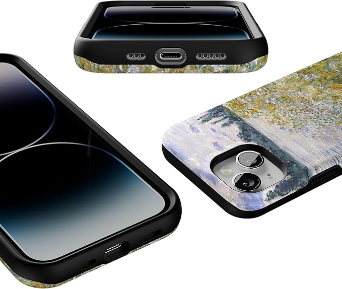 Casely iPhone 14 Case | Monets Summer Landscape | The Met Series | Compatible with MagSafe | Bold Protective Design
