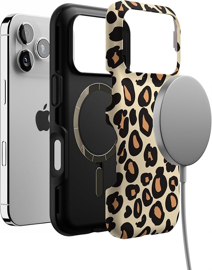 Casely iPhone 17 Pro Case | Into The Wild | Leopard Print | Bold Protective Design | Compatible with MagSafe