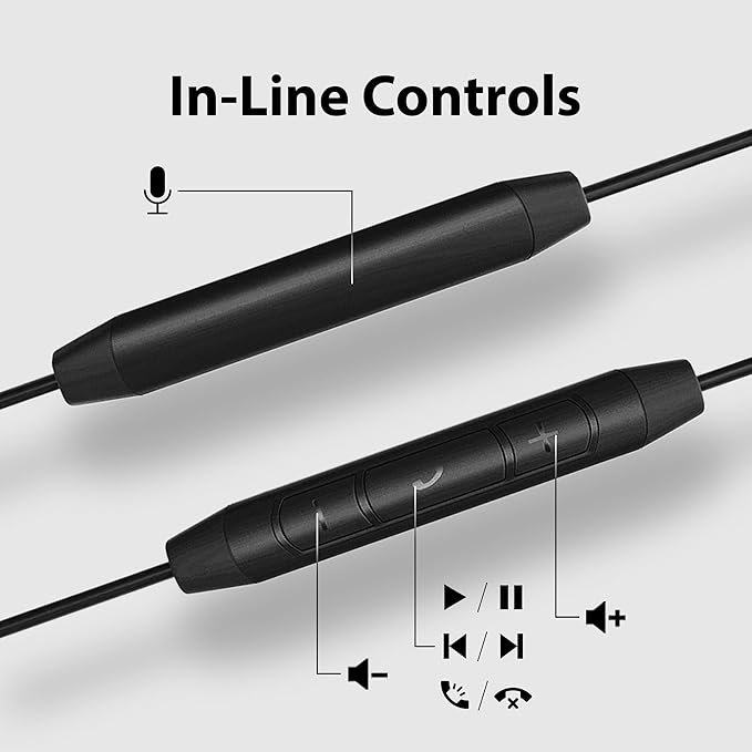 Avantree Resolve (Large) – USB-C Wired Open-Ear Earbuds w/Mic & Over-Ear Hook, for Seniors & Men w/Large Ears, Great for Office, Outdoor & Home