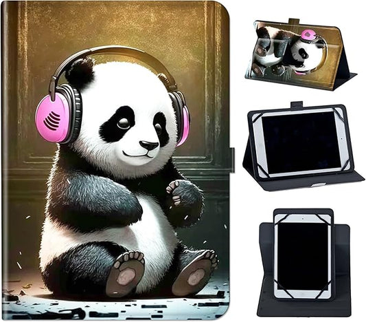Case for Lenovo Tab P11 Pro Gen 2 11.2" 2022,Mxfdegf 360 Degree Rotating Stand and Magnetic Closure Case for 11.2 inch Lenovo Tab P11 Pro 2nd Generation,Cute Music Panda