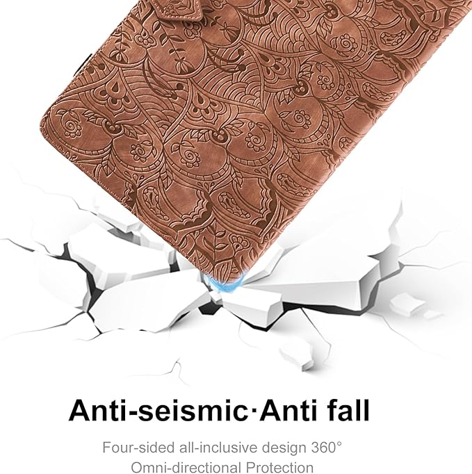 Case for Samsung Galaxy Tab A9 Plus 11 Inch 2023 Tablet Cover PU Leather Magnetic Closure Protective Card Slots Wallet for Samsung Galaxy Tab A9 Plus 11 Inch 2023 Brown