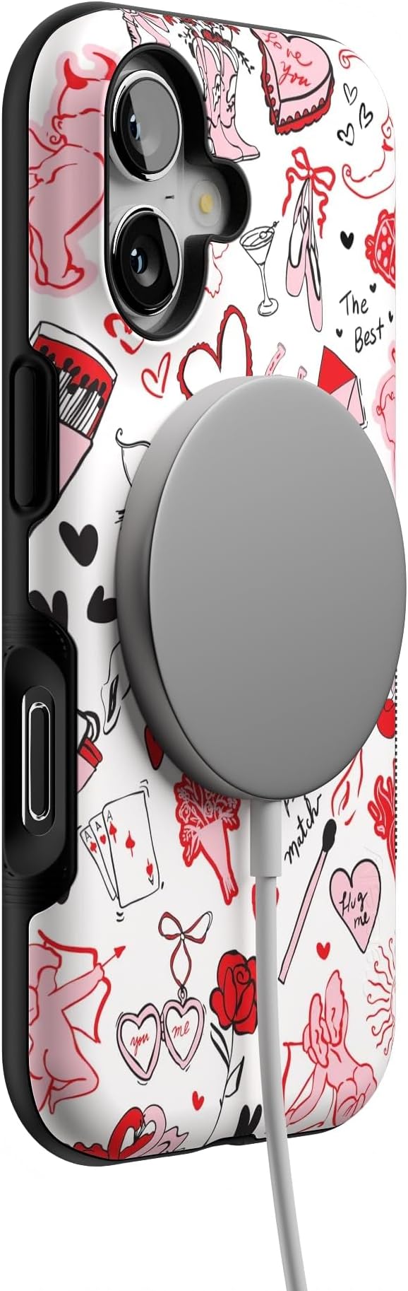 Casely iPhone 17 Case | Cupid's Touch | Collage | Bold Protective Design | Compatible with MagSafe