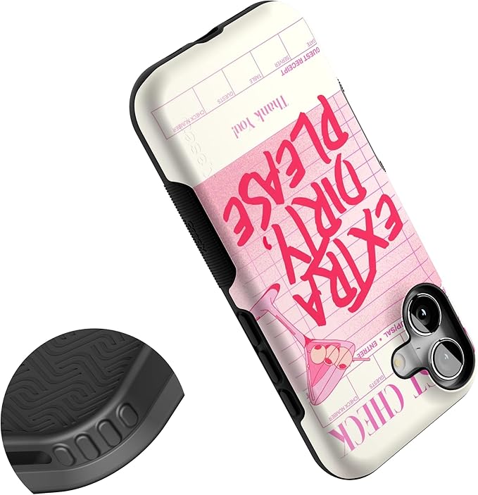 Casely iPhone 17 Case | Extra Dirty Please | Fun on Weekdays | Bold Protective Design | Compatible with MagSafe