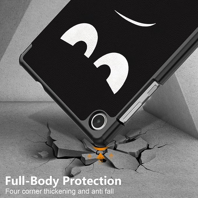 Case for Lenovo Tab M8 4th Gen 2023, Folding Folio Ultra-Thin PU Leather Stand Case Cover for Lenovo Tab M8 4th Gen TB-300FU Don't Touch Me