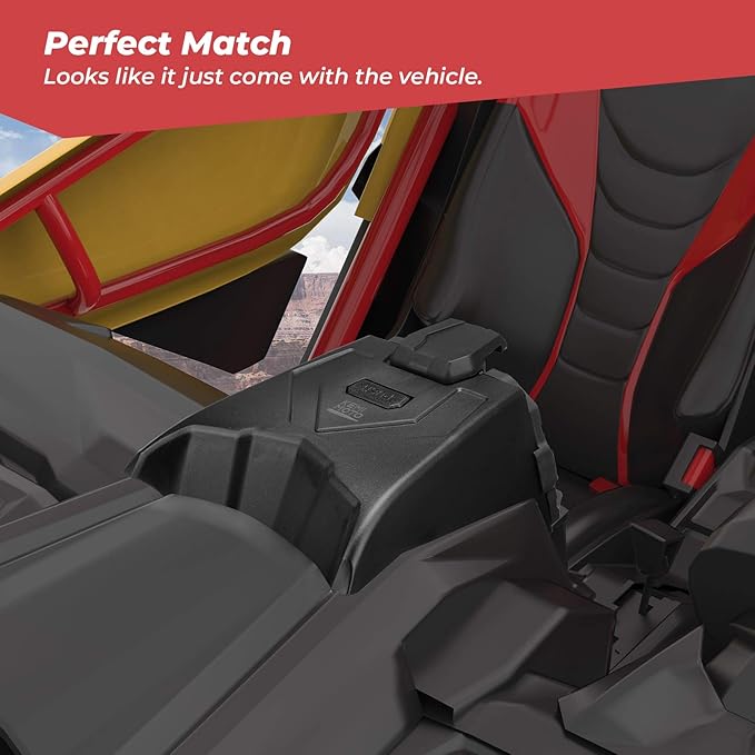 KEMIMOTO X3 Electric Device Tablet Holder, GPS Mount Storage Box Compatible with 2017-2025 Can Am Maverick X3 All Models, Replace OEM #715002874