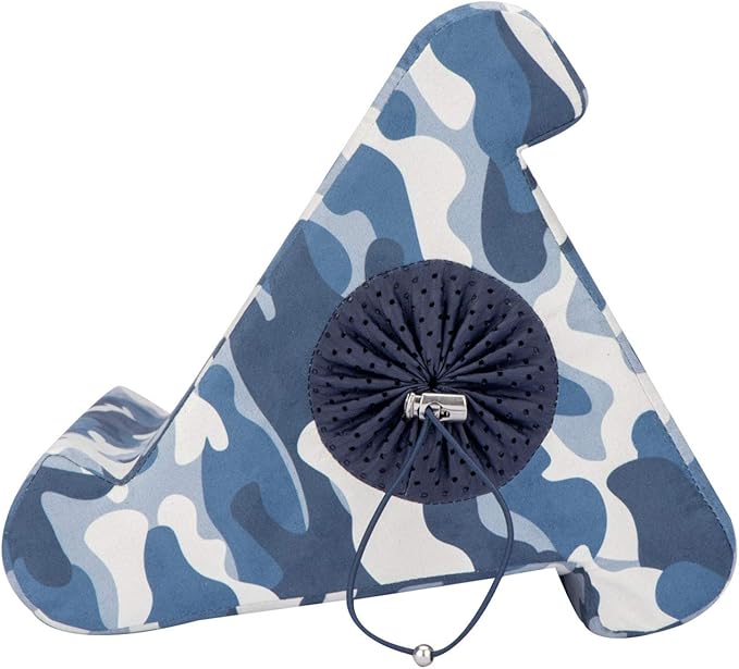 Flippy Tablet Stand with Cubby Storage and Multi-Angle Viewing for Home, Work & Travel. Our Tablet Holder Has Storage for Your All Your Personal Items. (Blue Camou)