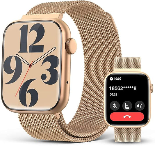 Smart Watches for Women Blood Pressure, 1.9" HD Full Touch Screen, Fitness Tracker with Heart Rate Blood Oxygen Sleep Monitor, IP67 Waterproof Smartwatch, 123 Sports Fitness Tracker for Android iOS