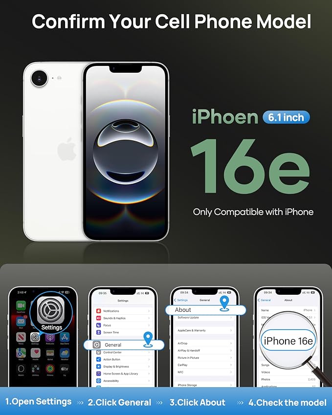 for iPhone 16e Case with Card Holder, Built-in Stand & Camera Lens Cover, Shockproof Rugged Silicone Raised Edge Protective Multifunctional Wallet Phone Case for iPhone 16e 6.1" 2025, Blue