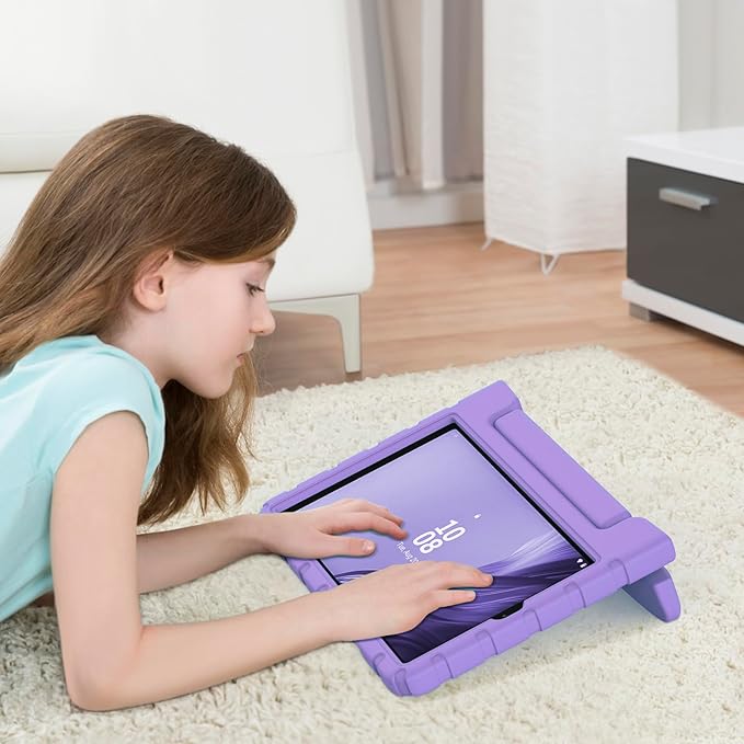 Kids Case for Lenovo Tab M9 2023 9 Inch (TB310FU / TB310XU),Light Weight Shockproof Convertible Handle Stand Kids Case Cover for Lenovo Tab M9 Tablet 9 Inch 2023 (Light Purple)