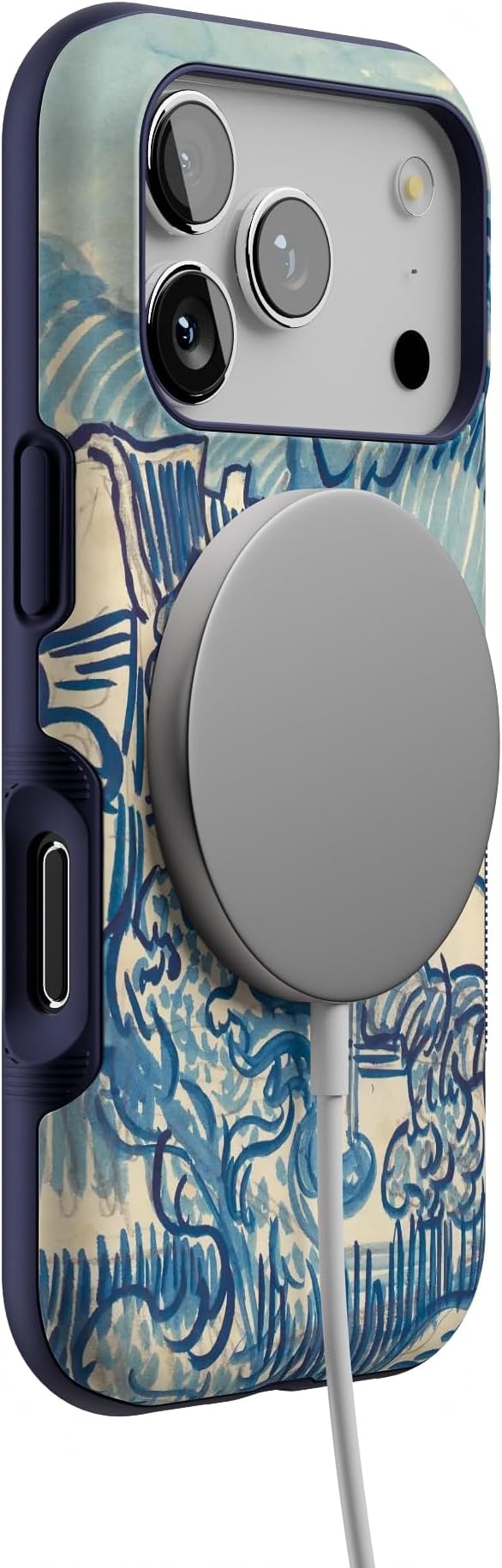 Casely iPhone 17 Pro Case | Van Gogh | Landscape with Houses | Bold Protective Design | Compatible with MagSafe