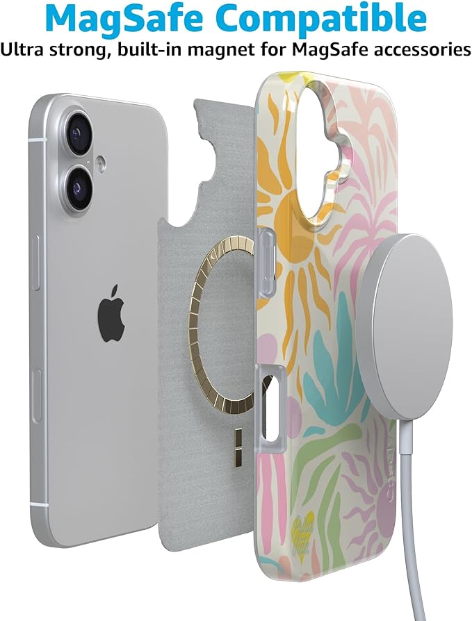 Casely iPhone 17 Case | Oasis | Pura Vida | Compatible with MagSafe | Classic Ultra Slim Design