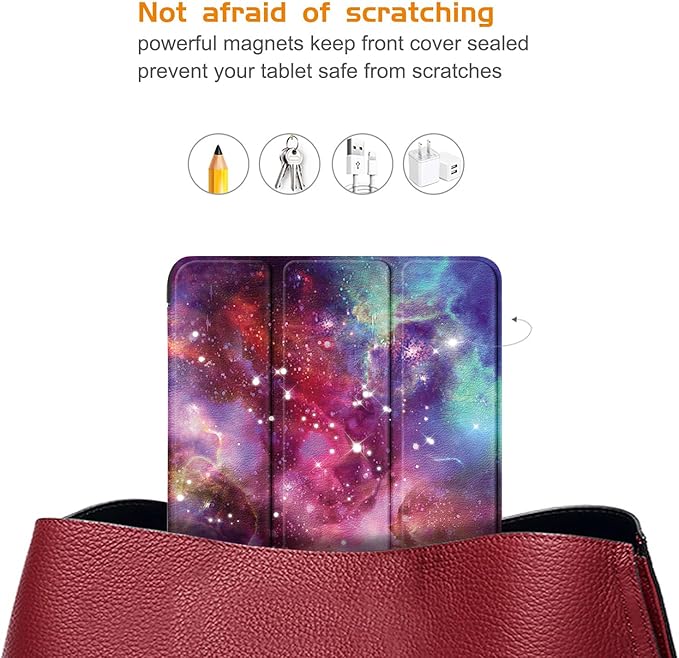 Case for Samsung Galaxy Tab A9 8.7 Inch 2023 SM-X110/X115/X117 Tablet, Slim Lightweight Stand PC Cover, Galaxy Tab A9 Tablet Case