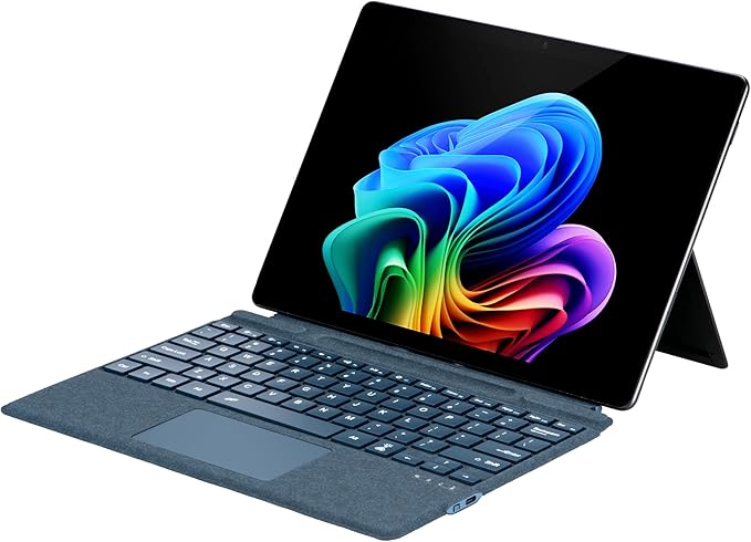mobee Type Cover for Microsoft Surface Pro 13 inch, Compatible with Surface Pro 13"(11th Edition) / Pro 11 / Pro 10 / Pro 9 / Pro 8 / Pro X, Slim Keyboard with Trackpad Mouse, Backlit, & Pen Holder