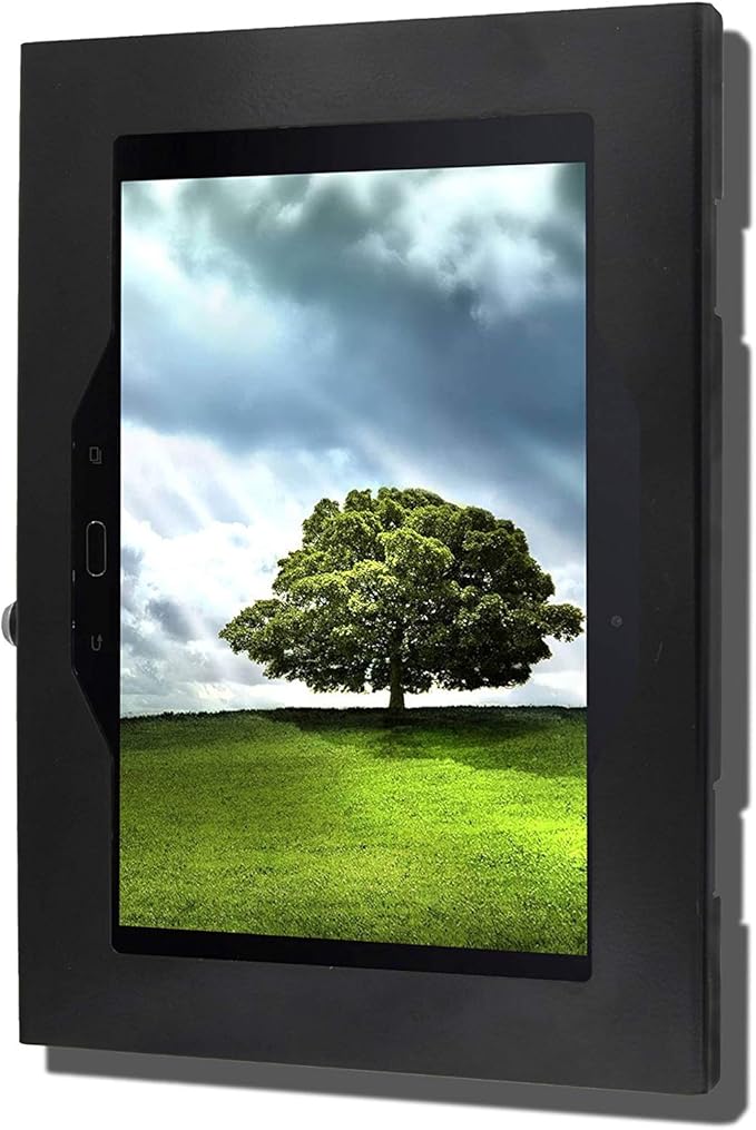 TABcare Locking Anti-Theft Metal Case for Samsung Galaxy TAB A7 10.4" Tablet for Kiosk, POS, Store, Show Display, Time Clock (TAB A7 10.4, Black)
