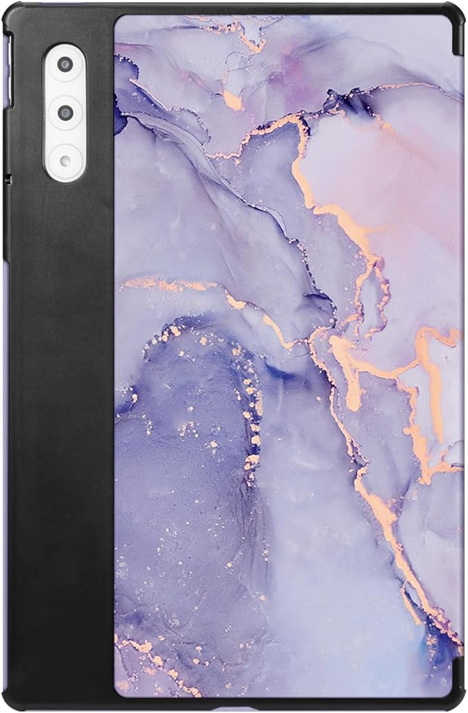 Fintie Case for Lenovo Yoga Pad Pro AI 12.7" TB520FU / Yoga Tab Plus 12.7 inch Tablet, Lightweight Slim Shell Stand with Auto Sleep/Wake, Lilac Marble