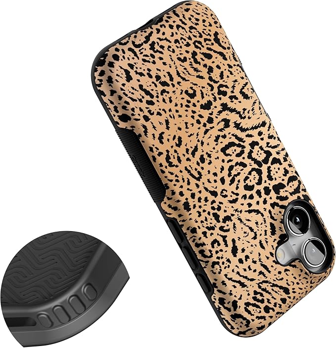 Casely iPhone 17 Case | Born to Be Wild | Jaguar Print | Bold Protective Design | Compatible with MagSafe