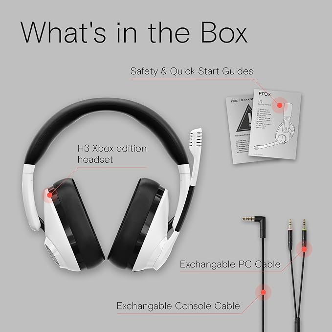 H3 Xbox Edition Headphones | Wired Closed Acoustic Gaming Headset | Designed for Xbox, PC, Mac, PS5, PS4, Nintendo Switch