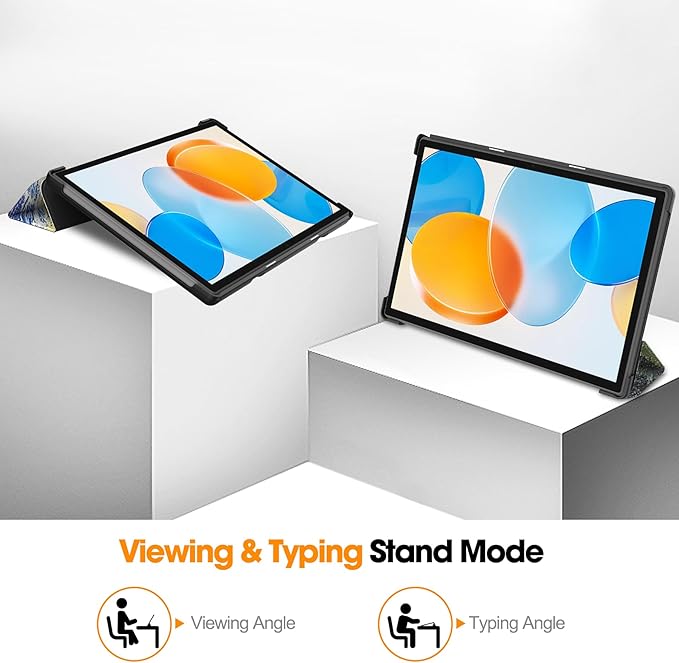 Case for TECLAST M40 Pro 10.1 inch Tablet, Folding Folio Ultra-Thin PU Leather Stand Case Cover for TECLAST M40 Pro / P20HD / P20S Starry Night