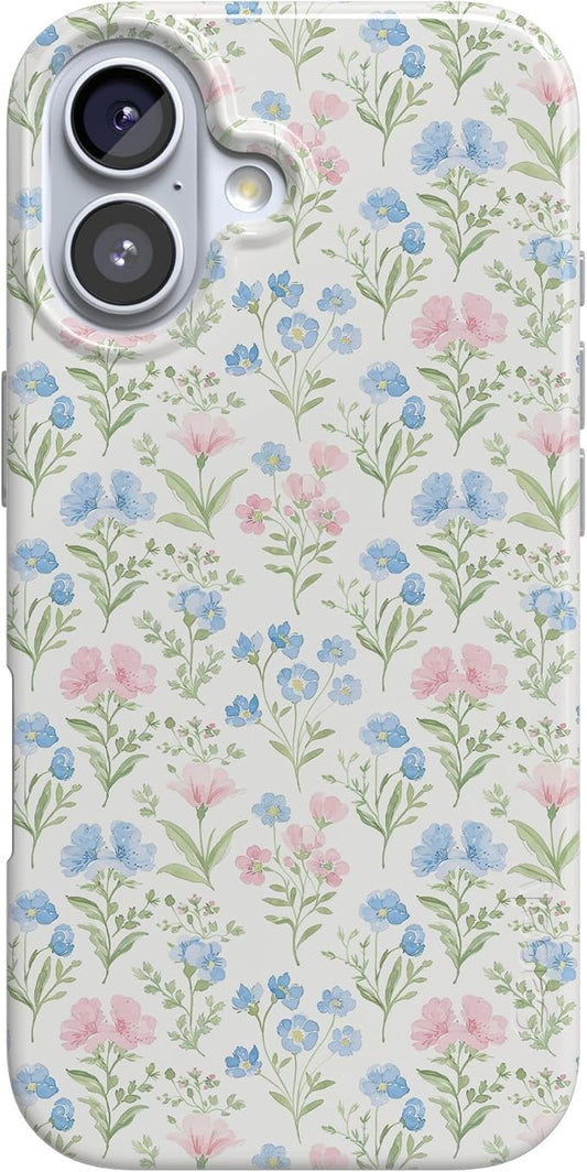 Casely iPhone 17 Case | Pastel Garden | Sunday Best | Compatible with MagSafe | Classic Ultra Slim Design