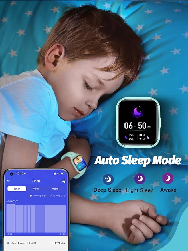 Kids Smart Watch Girls Boys, SmartWatch for Kids Smart Watch Gifts for 4-16 Years Old with Sleep Mode 19 Sports Mode Pedometer Birthday Gift for Boys Girls