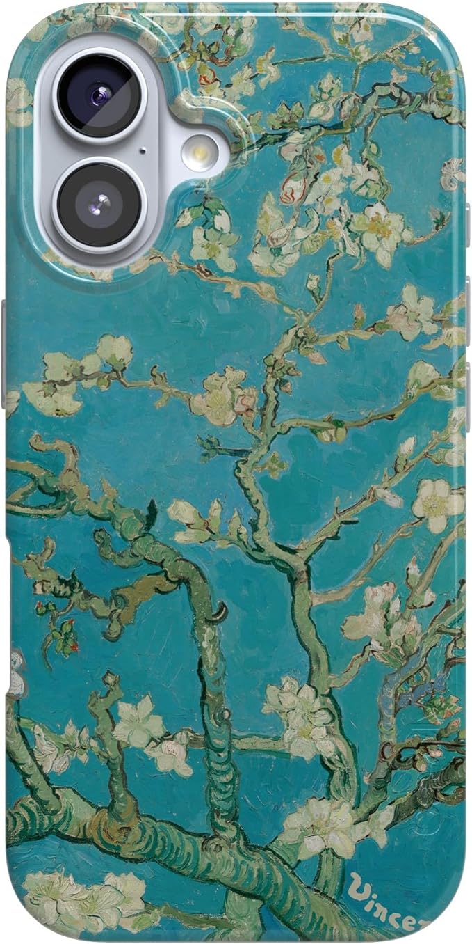 Casely iPhone 17 Case | Van Gogh | Almond Blossom Floral | Compatible with MagSafe | Classic Ultra Slim Design
